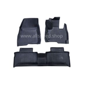 Home 3pcs pvc rubber car floor mat set – universal fit